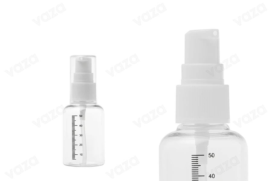 Flasche 50 ml aus Kunststoff für Creme -24 Stücke Flasche 50 ml aus Kunststoff für Creme -24 Stücke-εικόνα_προϊοντική