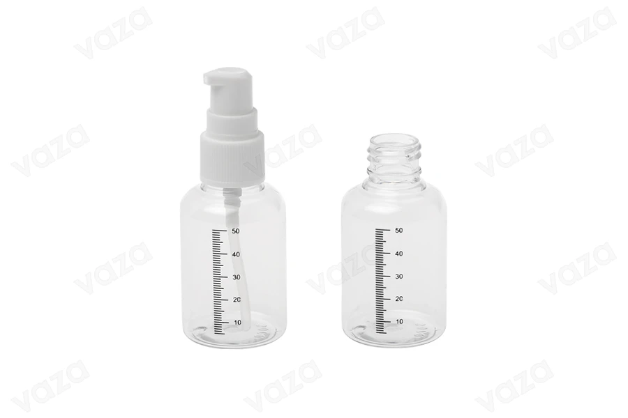 Flasche 50 ml aus Kunststoff für Creme -24 Stücke Flasche 50 ml aus Kunststoff für Creme -24 Stücke-εικόνα_σύνθεση