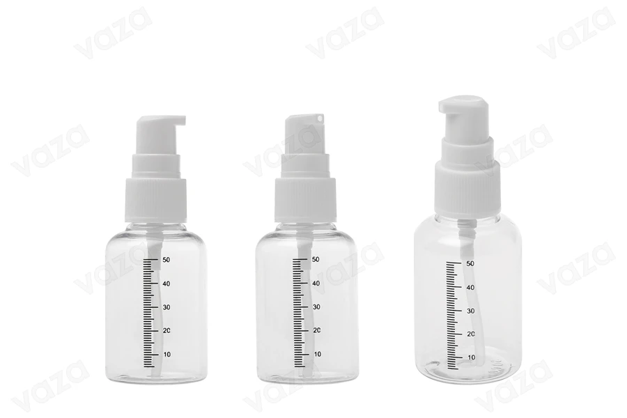 Flasche 50 ml aus Kunststoff für Creme -24 Stücke Flasche 50 ml aus Kunststoff für Creme -24 Stücke-εικόνα_σύνθεση