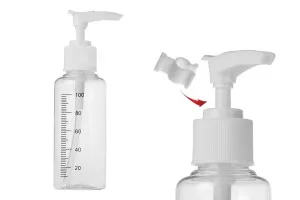 100ml plastic shampoo dispenser bottle - available in a package with 24 pcs-2