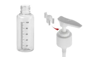 100ml plastic shampoo dispenser bottle - available in a package with 24 pcs-3
