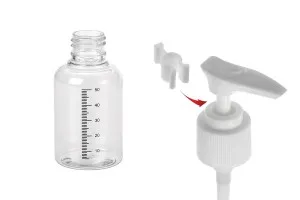 50ml plastic shampoo dispenser bottle - available in a package with 24 pcs-3