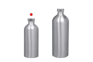 500ml Aluminiumflasche zur Aufbewahrung von Essenzen, Parfums und alkoholischen Lösungen mit Schraubverschluss und Aluminiumdeckel-5