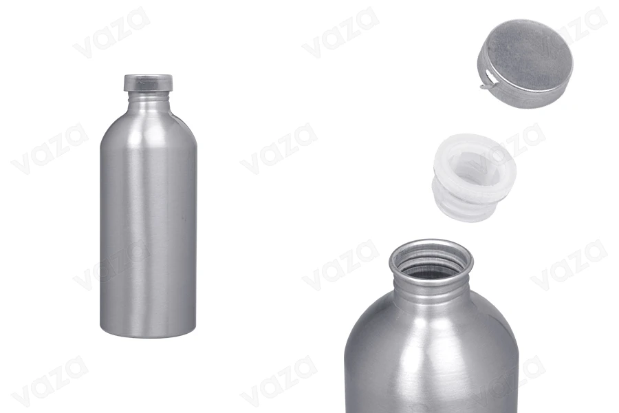 500ml aluminum bottle for storing essences, perfumes and alcoholic solutions with screw cap and aluminum cover 500ml aluminum bottle for storing essences, perfumes and alcoholic solutions with screw cap and aluminum cover-image_product