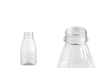 Plastic PET transparent bottle 300 ml - pack of 65 pcs Plastic PET transparent bottle 300 ml - pack of 65 pcs