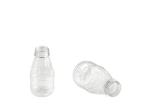 Plastic PET transparent bottle 300 ml - pack of 65 pcs-2