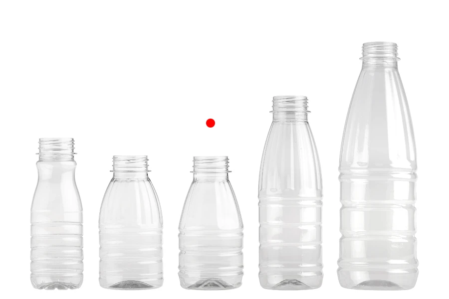 Plastic PET transparent bottle 300 ml - pack of 65 pcs Plastic PET transparent bottle 300 ml - pack of 65 pcs