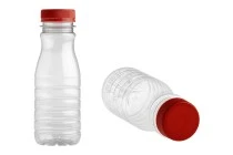 Bouteille transparente en plastique (PET) de 250 ml - lot de 200 pièces Bouteille transparente en plastique (PET) de 250 ml - lot de 200 pièces