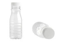 Bouteille transparente en plastique (PET) de 250 ml - lot de 200 pièces Bouteille transparente en plastique (PET) de 250 ml - lot de 200 pièces