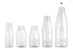 Transparent 1000ml PET plastic dairy or juice bottle  - available in a package with 135 pieces-5