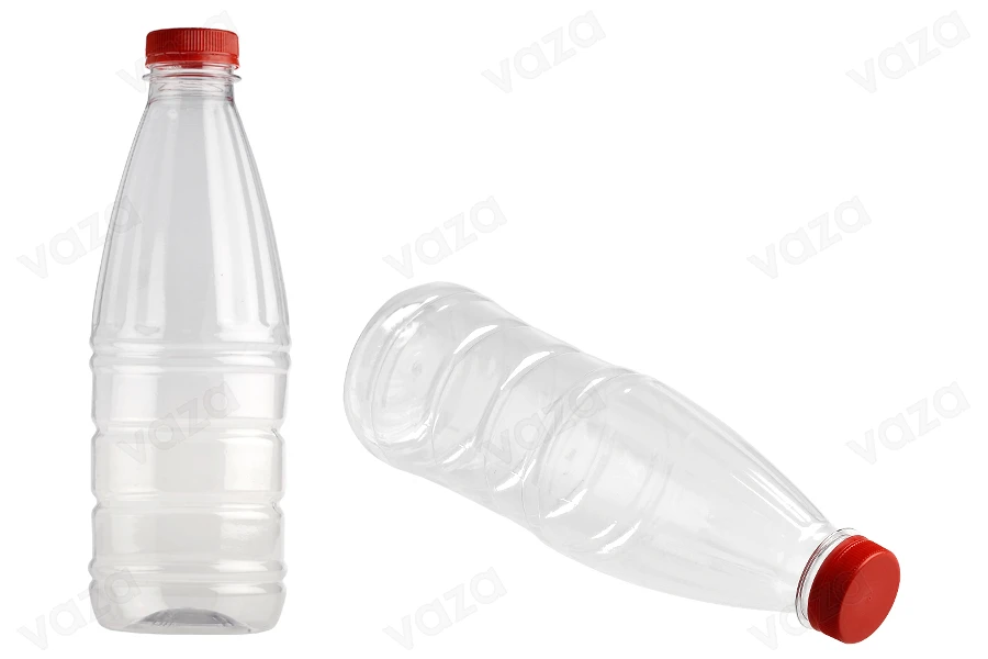 Bottiglia in plastica (PET) 1000 ml trasparente - confezione da 135 pezzi Bottiglia in plastica (PET) 1000 ml trasparente - confezione da 135 pezzi-gruppo_immagini