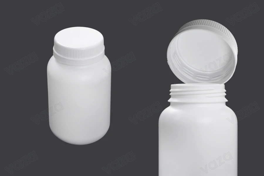 Μπουκαλάκι 300 ml πλαστικό με λευκό καπάκι για φαρμακευτικά σκευάσματα Μπουκαλάκι 300 ml πλαστικό με λευκό καπάκι για φαρμακευτικά σκευάσματα -εικόνα_διαστάσεις