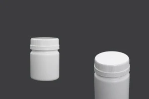 Bouteille de 100 ml en plastique avec couvercle blanc pour préparations pharmaceutiques-1