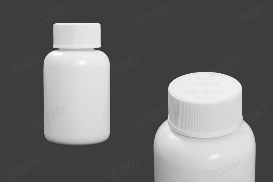 100ml pill and capsule plastic jar with child-resistant cap 100ml pill and capsule plastic jar with child-resistant cap-image_product