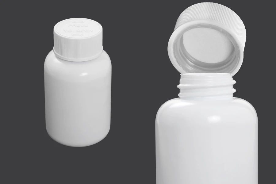 100ml pill and capsule plastic jar with child-resistant cap 100ml pill and capsule plastic jar with child-resistant cap