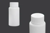 Flasche 80 ml aus Kunststoff für pharmazeutische Produkte mit Sicherheitsverschluss Flasche 80 ml aus Kunststoff für pharmazeutische Produkte mit Sicherheitsverschluss