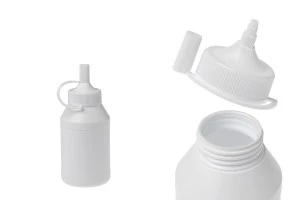 Μπουκαλάκι 300 ml πλαστικό με πώμα ροής - 12 τμχ-2