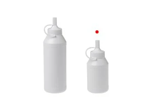 Μπουκαλάκι 300 ml πλαστικό με πώμα ροής - 12 τμχ-5