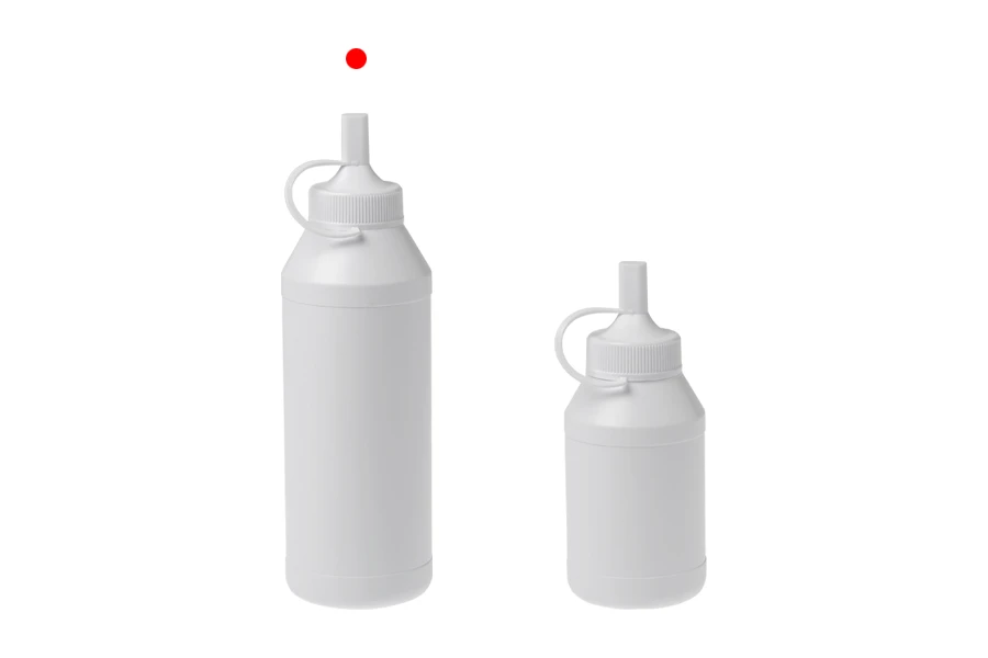 Μπουκαλάκι 600 ml πλαστικό με πώμα ροής