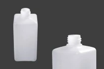 Μπουκάλι πλαστικό 500 ml τετράγωνο, ημιδιάφανο (PP28) Μπουκάλι πλαστικό 500 ml τετράγωνο, ημιδιάφανο (PP28)