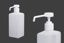 Μπουκάλι πλαστικό 500 ml τετράγωνο, ημιδιάφανο (PP28) Μπουκάλι πλαστικό 500 ml τετράγωνο, ημιδιάφανο (PP28)