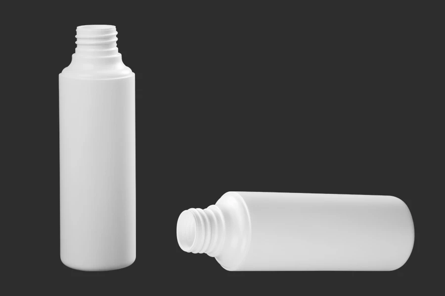 Bouteille en plastique blanche de 200 ml 28/410 Bouteille en plastique blanche de 200 ml 28/410