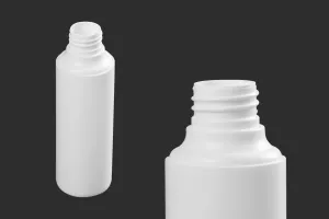 Bouteille en plastique blanche de 200 ml 28/410-1