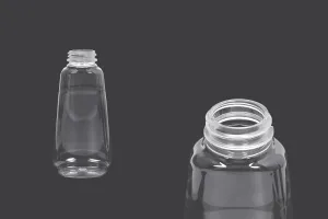 Transparent 350ml squeezable plastic bottle for ketchup, mustard or honey - available in a package with 10 pcs-1