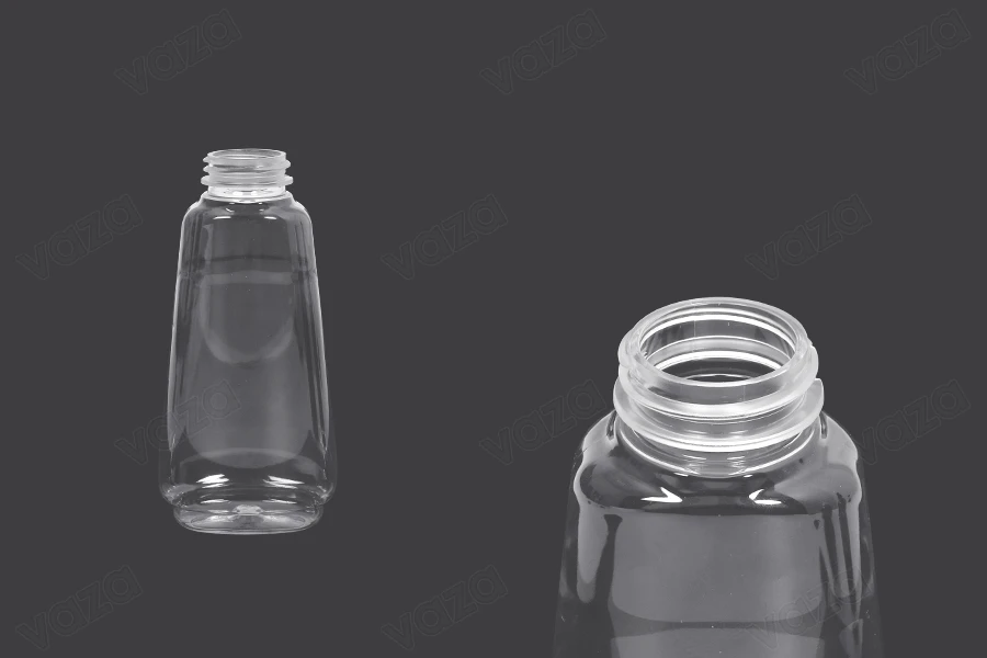 Transparente Plastikflasche 350ml für Ketchup, Senf, Honig - 10 Stück-produktbild