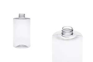 PET-Flasche 500 ml zylindrisch transparent (28/410) - 10 Stück-1