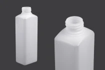 Μπουκάλι πλαστικό τετράγωνο 300ml ημιδιάφανο με στόμιο 28/410 Μπουκάλι πλαστικό τετράγωνο 300ml ημιδιάφανο με στόμιο 28/410