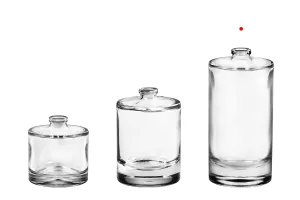 Bottiglia di profumo rotonda da 100 ml con chiusura di sicurezza tipo “Crimp”  15 mm.-5