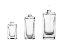 Μπουκάλι αρωμάτων 100 ml τετράγωνο με κλείσιμο ασφαλείας "Crimp" 15 mm