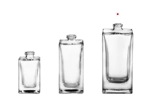 Bottiglia di profumo quadrata da 100 ml con chiusura di sicurezza tipo “Crimp”  15 mm.-5