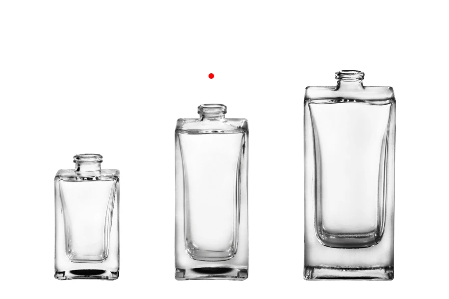 Μπουκάλι αρωμάτων 50 ml τετράγωνο με κλείσιμο ασφαλείας "Crimp" 15 mm Μπουκάλι αρωμάτων 50 ml τετράγωνο με κλείσιμο ασφαλείας "Crimp" 15 mm