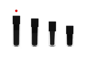 100ml stylish black cream bottle with dispenser pump and cap-5
