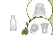 Μπουκαλάκι για μερίδα ελαιολάδου 20 ml γυάλινο διάφανο Μπουκαλάκι για μερίδα ελαιολάδου 20 ml γυάλινο διάφανο