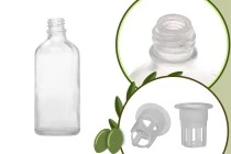 Μπουκαλάκι για μερίδα ελαιολάδου 100 ml γυάλινο διάφανο Μπουκαλάκι για μερίδα ελαιολάδου 100 ml γυάλινο διάφανο