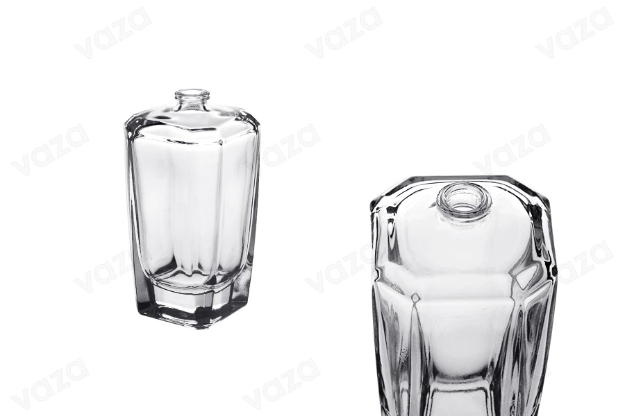 Bottiglia di profumo in vetro 100 ml con beccuccio a crimpare 15 mm in forma speciale-εικόνα_προϊοντική