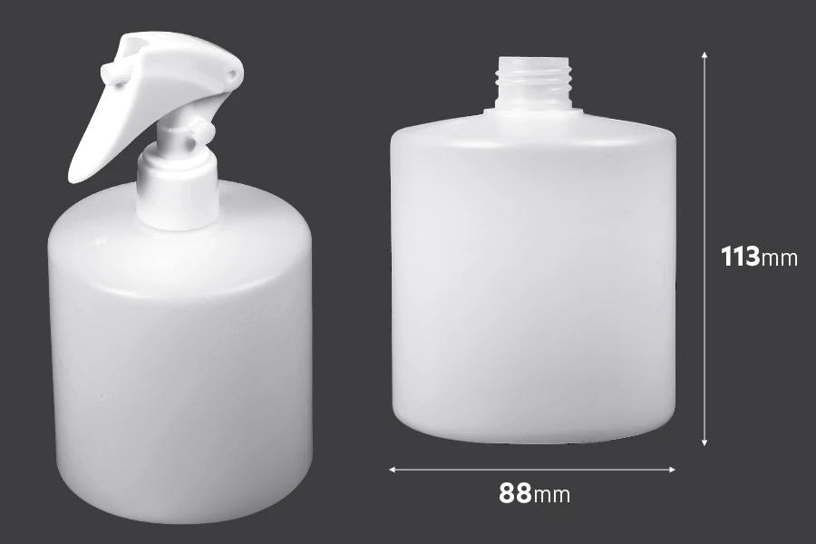 Plastikflasche 500 ml durchscheinend (24/410) Plastikflasche 500 ml durchscheinend (24/410)