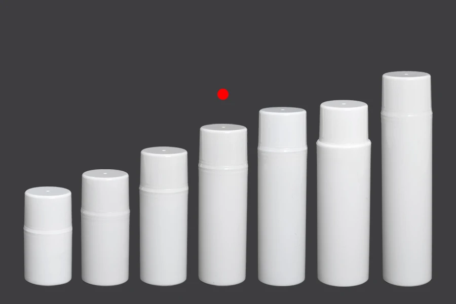 Flacon airless en plastique de 100 ml pour crème
