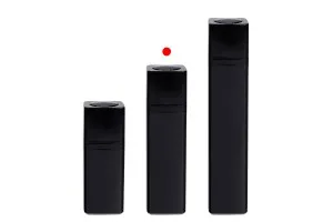 Airless bottle 30 ml acrylic in black color - 5 pcs-5