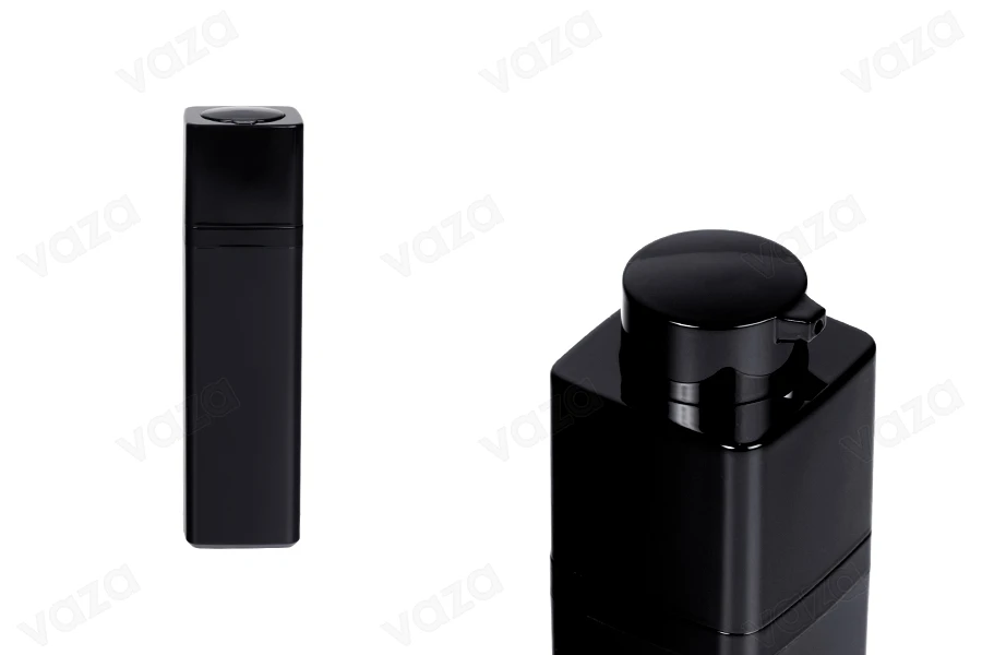 Boccetta airless acrilica da 30 ml di colore nero - 5 pezzi.-immagine_prodotto