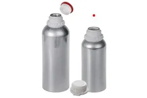 Bouteille en aluminium de 500ml pour le stockage d’huiles essentielles, de parfums et de solutions alcoolisées avec bouchon et couvercle de sécurité-2