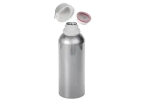 Bouteille en aluminium de 1000 ml pour le stockage d'essences, de parfums et de solutions alcoolisées avec couvercle de sécurité-1