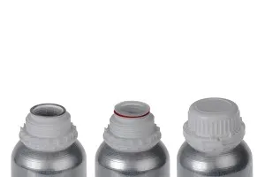 Bouteille en aluminium de 1000 ml pour le stockage d'essences, de parfums et de solutions alcoolisées avec couvercle de sécurité-3