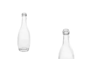 Bouteille en verre transparent de 105 ml-1