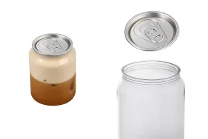 Bottle plastic (PET) 250 ml in clear color for milk, juice, beverages-1