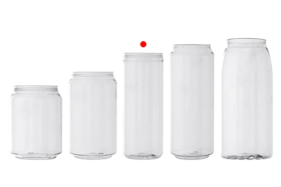 330 ml Canette de boisson en plastique (PET) transparent - 200 pièces 330 ml Canette de boisson en plastique (PET) transparent - 200 pièces