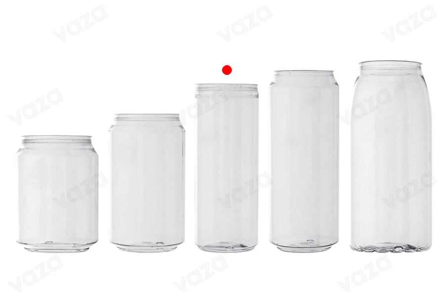 330 ml Canette de boisson en plastique (PET) transparent - 200 pièces 330 ml Canette de boisson en plastique (PET) transparent - 200 pièces-photo_groupe